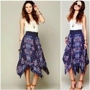 FP kaleidoscope Asymmetrical Maxi Skirt